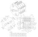 Chipper/ShredderáRotoráComponents Diagram and Parts List for SC5670B 75524 Bear Cat Chipper Shredder